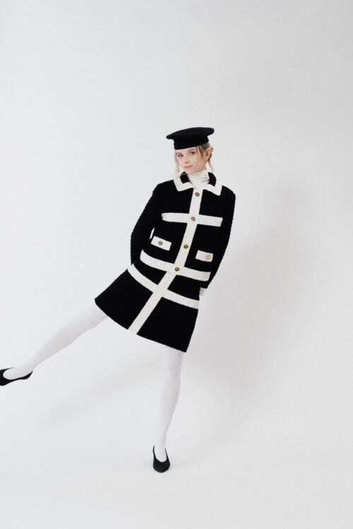 GONNA TWEED BOUCLÉ NERA