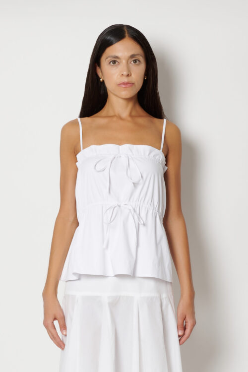 TOP COTONE BIANCO – COULISSE